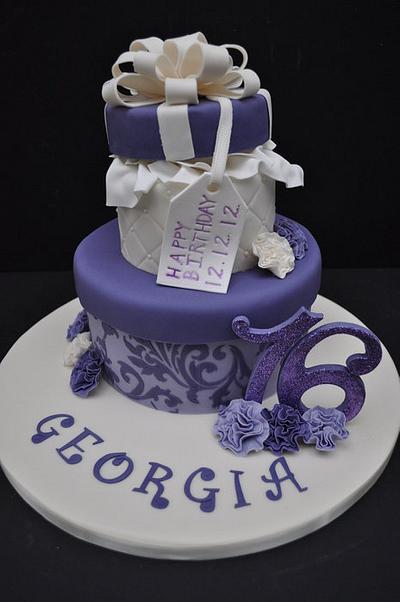 purple parcel - Cake by Joanna Haines