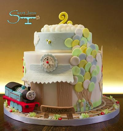 Thomas train party - Cake by Sweet Janis
