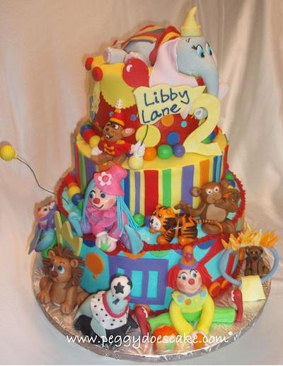 Libby Lane's Circus Cake - Cake by Peggy Does Cake