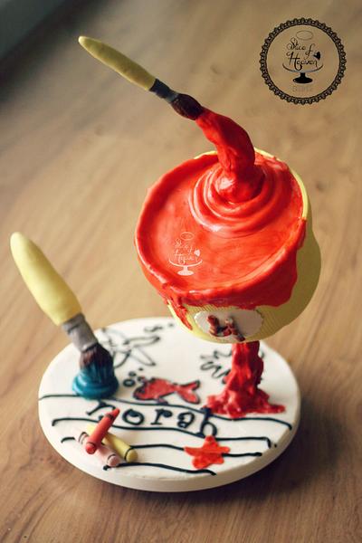 FunPaint,Crayons - Cake by Slice of Heaven By Geethu