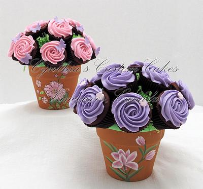Mother's day Cupcake Bouquets - Cake by Cynthia Jones