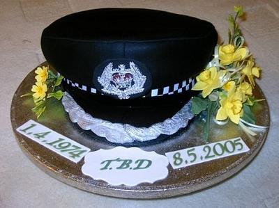 Police Officer retirement cake - Cake by Suzanne