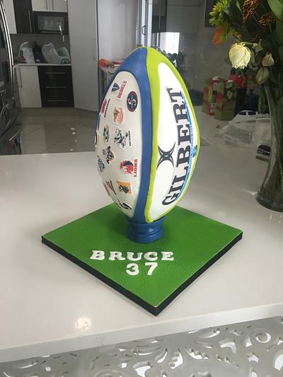 Super Rugby Season - Cake by Rhona