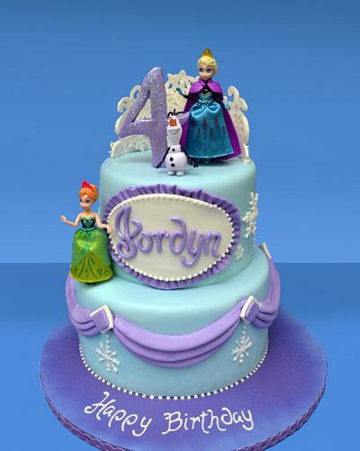 Frozen Cake for Jordyn - Cake by ErinLo