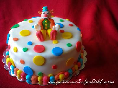 Clown Cake - Cake by Jennifer's Edible Creations