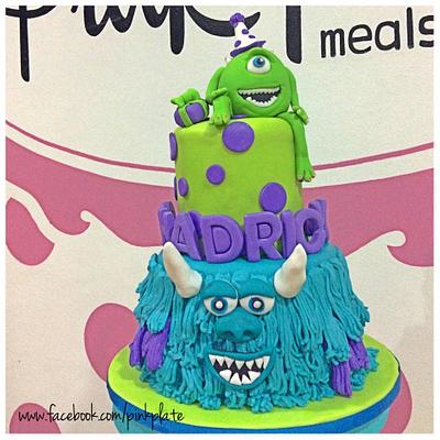 Monster University cake - Cake by Pink Plate Meals and Cakes