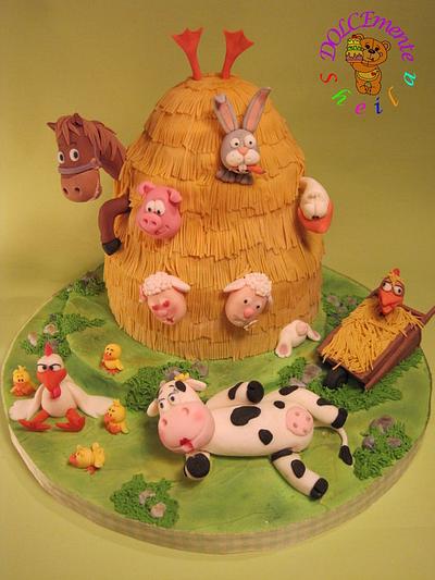 crazy farm - Cake by Sheila Laura Gallo
