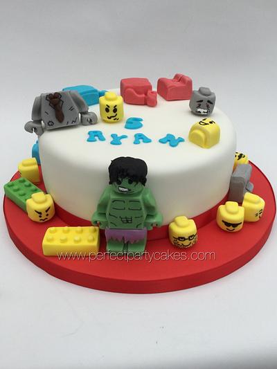 Lego cake - Cake by Perfect Party Cakes (Sharon Ward)
