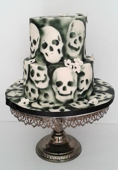 Skull Cake - Cake by Wicked Creations