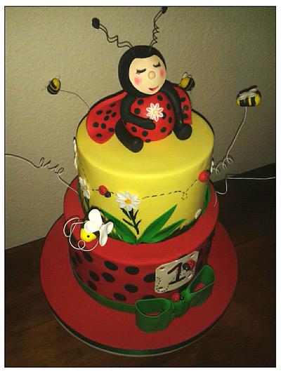 Lady Bug Birthday Cake - Cake by .