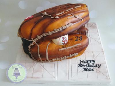 Baseball Glove Cake - Cake by Sweet Tooth Confections