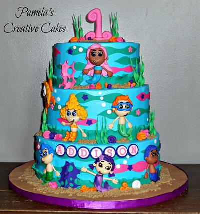 Bubble Guppies  - Cake by Pamela Sampson Cakes