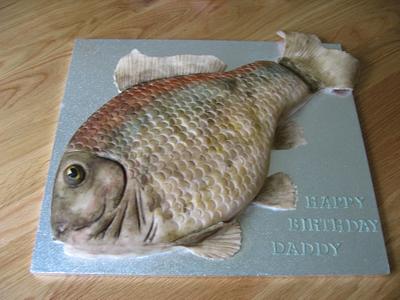 River carp fish cake - Cake by Daisy cakes by Sarah