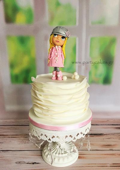 Snow Girl - Cake by Cakes By Samantha (Greece)