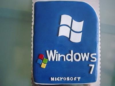 Windows 7 Cake - Cake by P Cakes