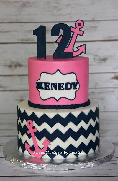 Kenedy's 12th - Cake by SweetdesignsbyJesica