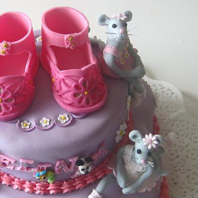Little mice ballerinas - Cake by Eva Kralova