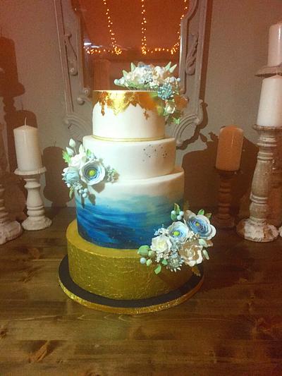Constellation Wedding Cake - Cake by Alanscakestocraft