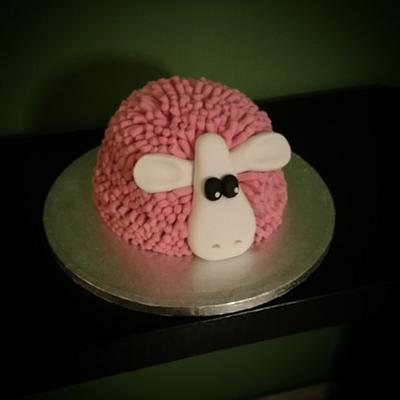 Pink sheep - Cake by nef_cake_deco