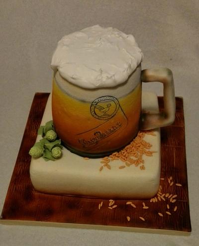 Beer "Zlatý Bažant" - Cake by Anka