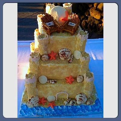 Wedding cake - Cake by Dadascreation