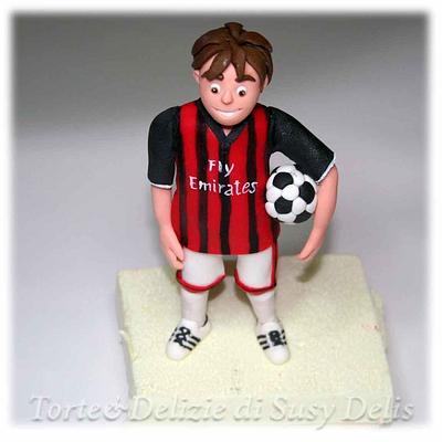 football player - Cake by Susanna de Angelis