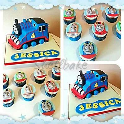 3d Thomas Tank  - Cake by Michelle Donnelly