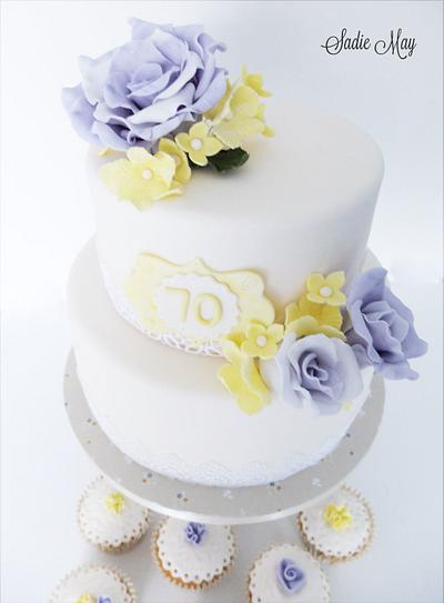 Lilac and Lemon birthday  - Cake by Sharon, Sadie May Cakes 