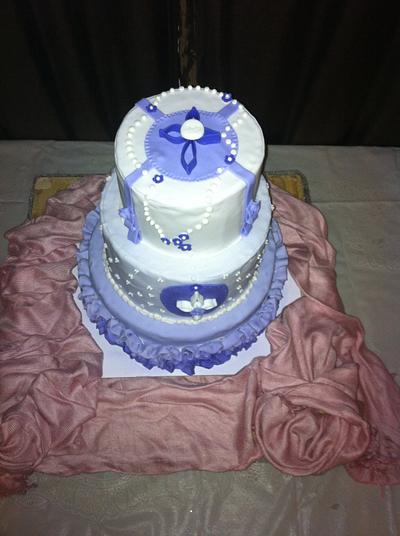 First Communion - Cake by Pastelesymás Isa