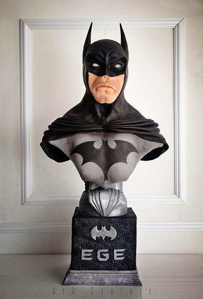 Batman Bust  - Cake by Kek Couture