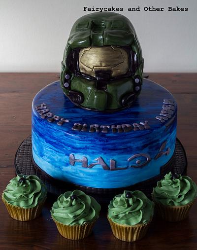 Halo Themed Cake - Cake by Fairycakesbakes