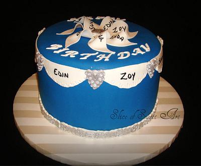 Group Birthday - Cake by Slice of Sweet Art
