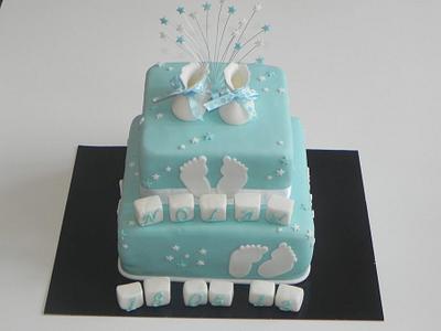 cake baptème - Cake by cendrine
