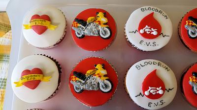 Bloodrun Bikers Emergency Voluntary Service Cupcakes - Cake by Kell77