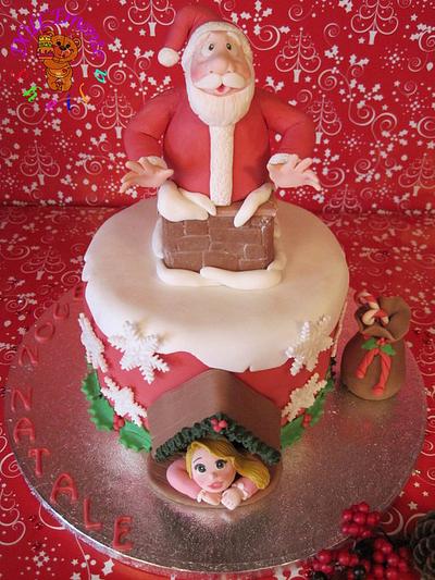 Santa Claus - Cake by Sheila Laura Gallo