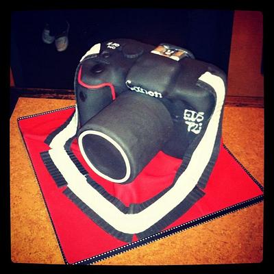 Canon Camera Cake - Cake by miracletaz