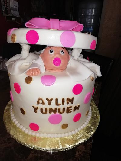 Girly baby shower - Cake by Fernandas Cakes And More