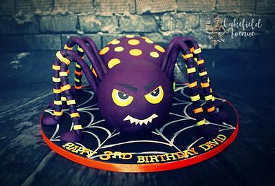 HALLOWEEN SPIDER CAKE - Cake by Agatha Rogowska ( Cakefield Avenue)