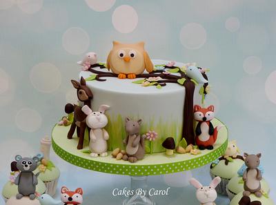 Woodland Baby Shower - Cake by Carol