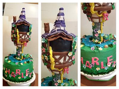 Rapunzel  - Cake by Beverly Coleman 