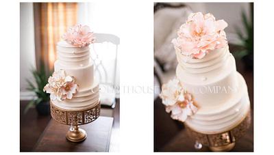 Princess Pleats and Fantasy FLowers - Cake by CourtHouse Cake Company