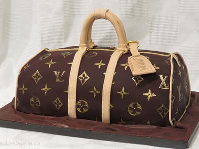 A Louis Vuitton Bag Birthday Cake - Cake by erinCA