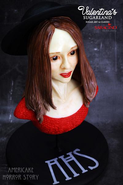 Violet Bust - Americake Horror Story Collaboration - Cake by Valentina's Sugarland