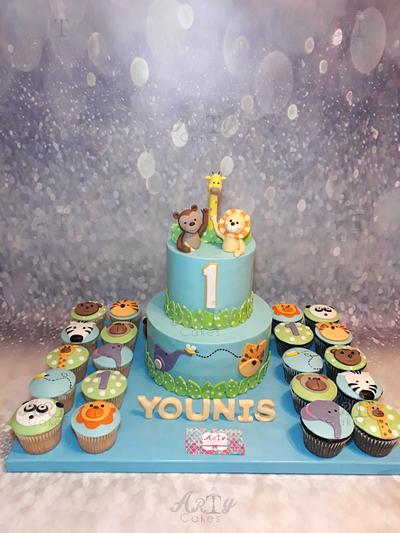 Baby animals by Arty Cakes  - Cake by Arty cakes
