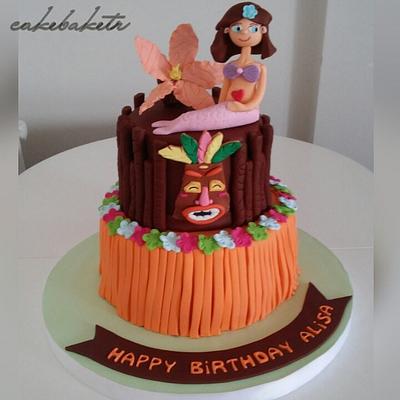 Hawaii cake - Cake by cakebaketr