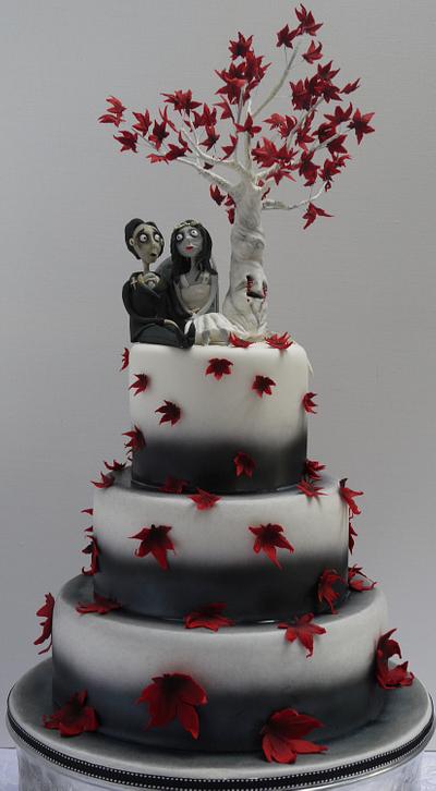 Freaky Folk Wedding Cake - Cake by Scrummy Mummy's Cakes