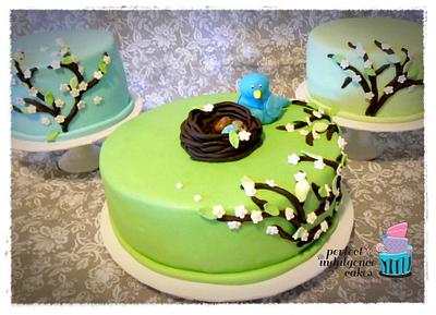 The Nest is Growing! - Cake by Maria Cazarez Cakes and Sugar Art