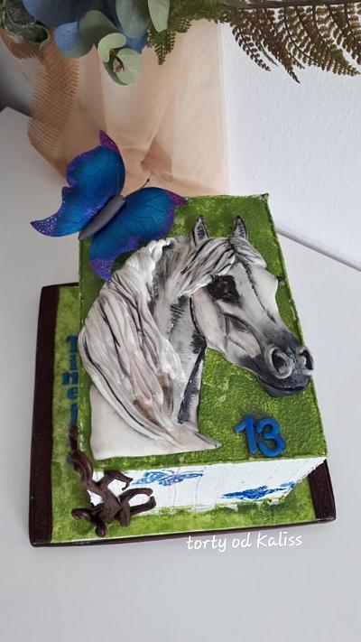 Birthday horse for Timejka - Cake by Kaliss