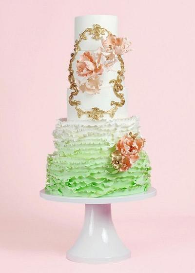 Mint green - Cake by La Fabrik à Gâteaux !