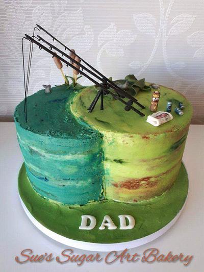 Fishing cake - Cake by Sue's Sugar Art Bakery 